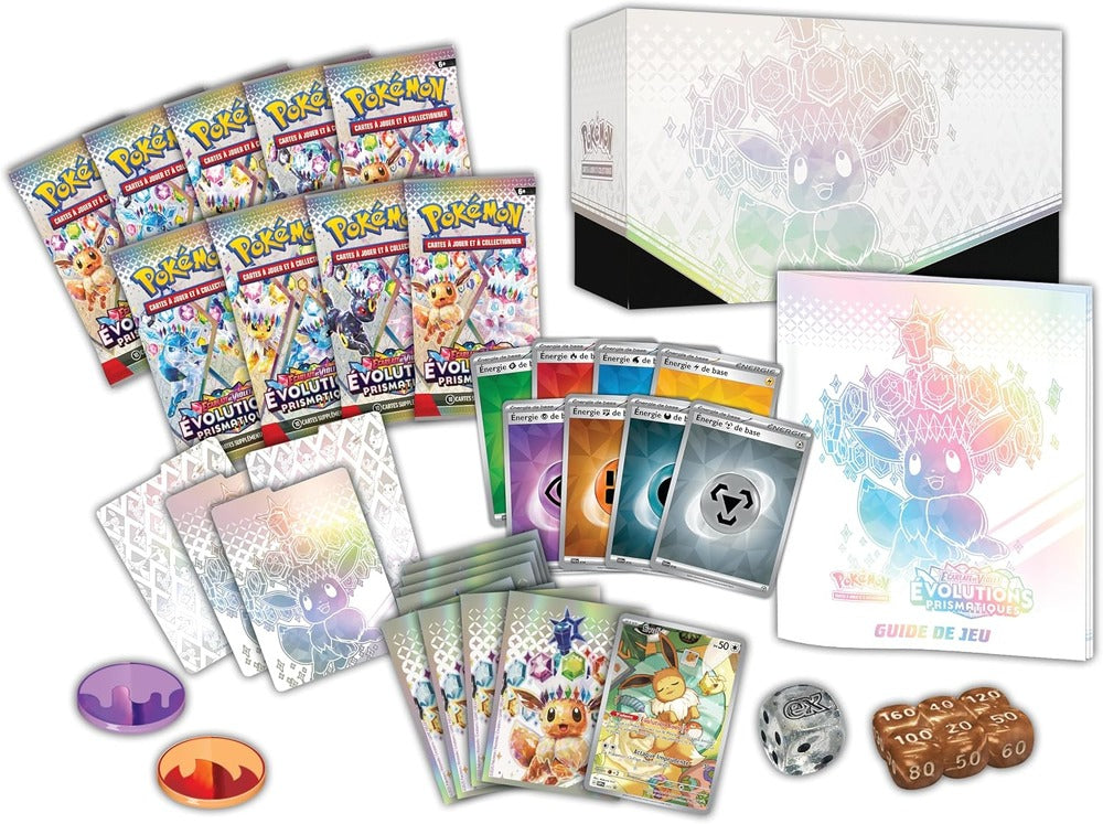 Coffret Dresseur d'Élite Évolutions Prismatiques, autre vue