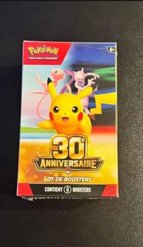 Bundle 30e anniversaire 6 boosters scellé, photo d'un client