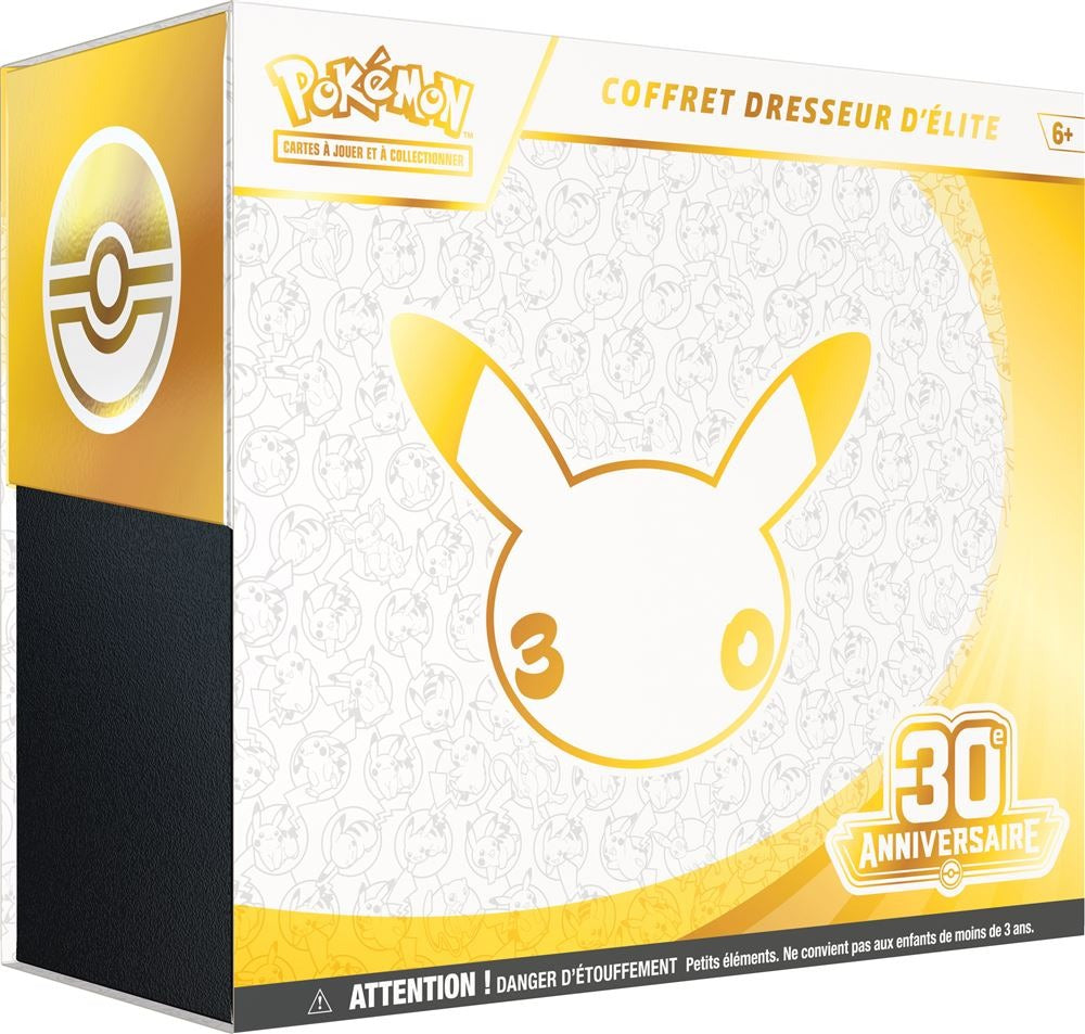 Coffret Dresseur d'Élite 30e anniversaire, face